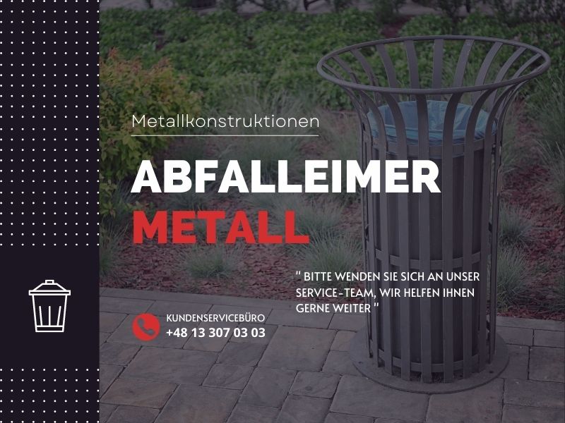 Abfalleimer Metall hersteller -3